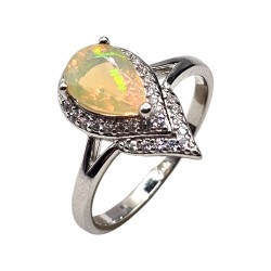 Inel argint cu opal - Madammi.ro