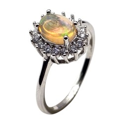 Inel argint cu opal - Madammi.ro