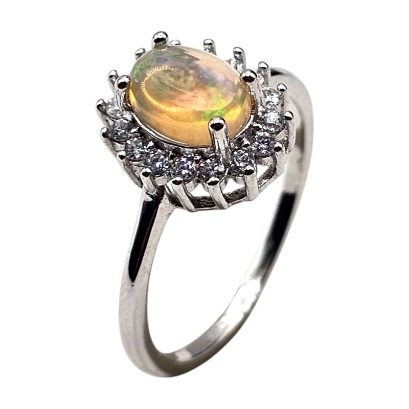 Inel argint cu opal - Madammi.ro