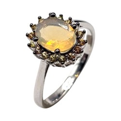 Inel argint cu opal - Madammi.ro