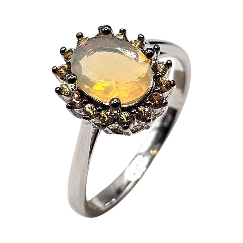 Inel argint cu opal - Madammi.ro
