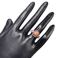 Inel argint cu opal - Madammi.ro