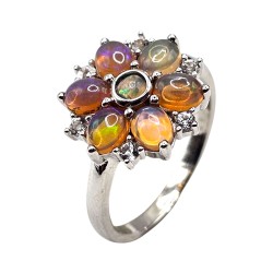 Inel argint cu opal - Madammi.ro