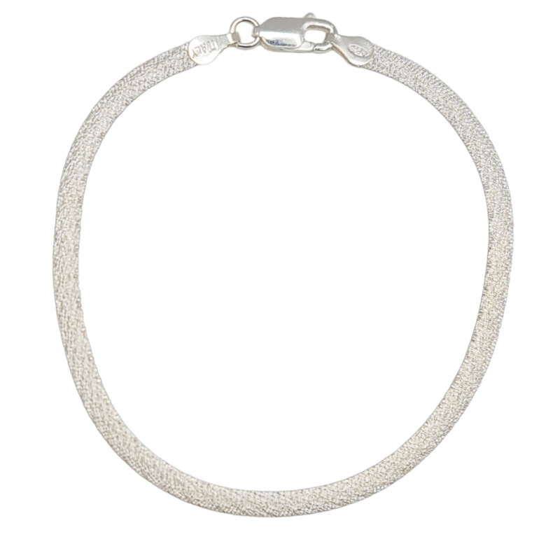 Lantisor argint, plat - model sarpe structurat - Madammi.ro Lantisor argint, plat - model sarpe structurat - Madammi.ro