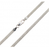Lantisor argint, plat - model sarpe structurat - Madammi.ro