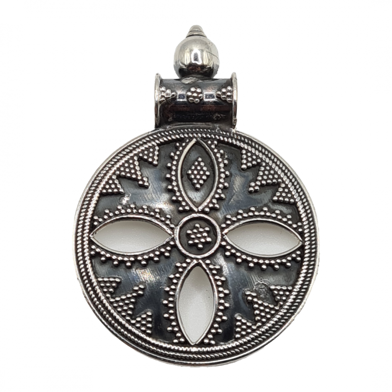 Pandantiv din argint cu aspect vintage - cruce stilizata- India Pandantiv din argint cu aspect vintage - cruce stilizata- India