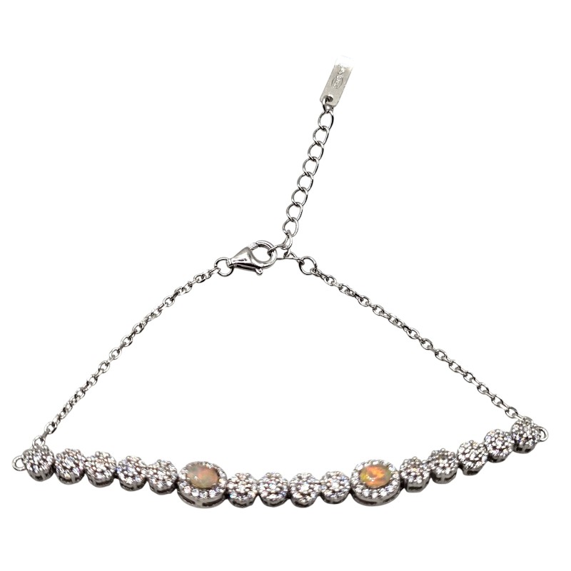 Bratara argint cu opal - Madammi.ro