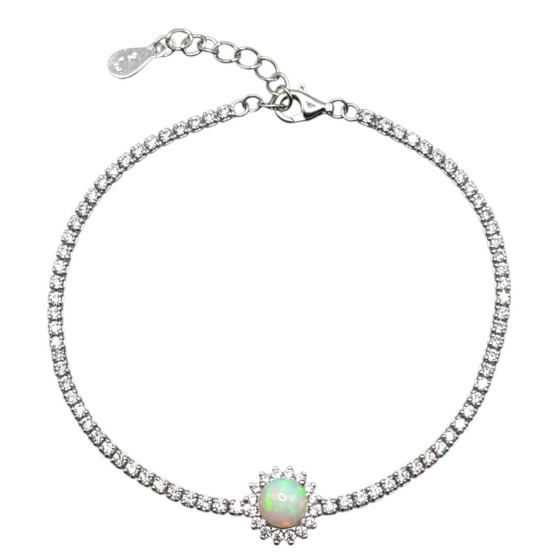 Bratara argint cu opal - Madammi.ro