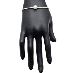 Bratara argint cu opal - Madammi.ro