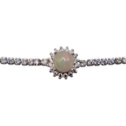 Bratara argint cu opal - Madammi.ro