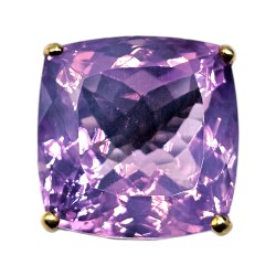 Inel din argint cu cuart lavanda - Madammi.ro
