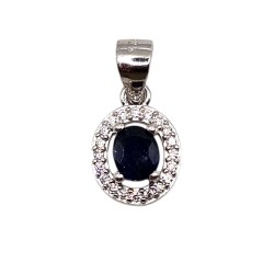Set din argint cu safir - Madammi.ro