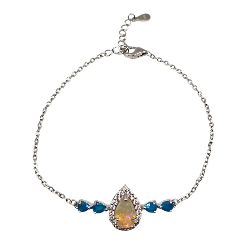Bratara argint cu opal - Madammi.ro