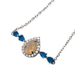 Bratara argint cu opal - Madammi.ro