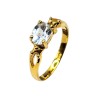 Inel din argint cu sky blue topaz - Madammi.ro