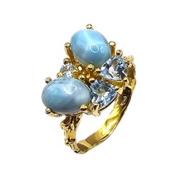 Inel argint cu larimar - Madammi.ro