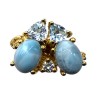 Inel argint cu larimar - Madammi.ro