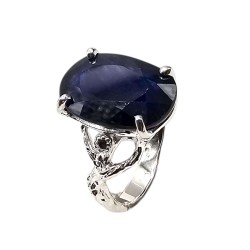 Inel argint cu safir - Madammi.ro