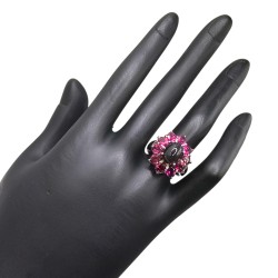 Inel din argint cu opal negru - Madammi.ro