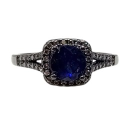 Inel argint cu safir - Madammi.ro