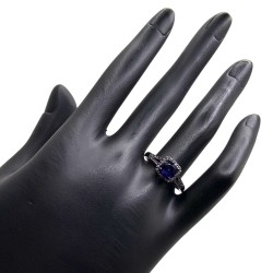 Inel argint cu safir - Madammi.ro