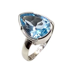 Inel argint cu topaz - Madammi.ro