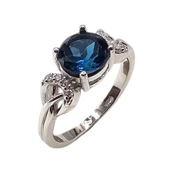 Inel argint cu topaz - Madammi.ro