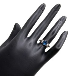 Inel argint cu London topaz - Madammi.ro