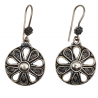 Cercei din argint cu aspect vintage-floral-India-cercei argint ieftini-bijuterii ieftine argint-Madammi.ro