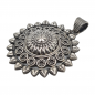 Pandantiv din argint  cu aspect vintage -mandala - solar- India