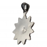 Pandantiv din argint  cu aspect vintage -etnic - solar- India