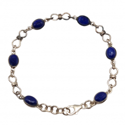 Bratara din argint cu lapis lazuli - Madammi.ro