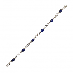 Bratara din argint cu lapis lazuli - Madammi.ro