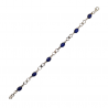 Bratara din argint cu lapis lazuli - Madammi.ro