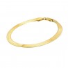 Bratara din argint aurit plata - placata aur galben 14K- model sarpe