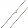 Lantisor argint cu patina - antichizat - Italia - Madammi.ro