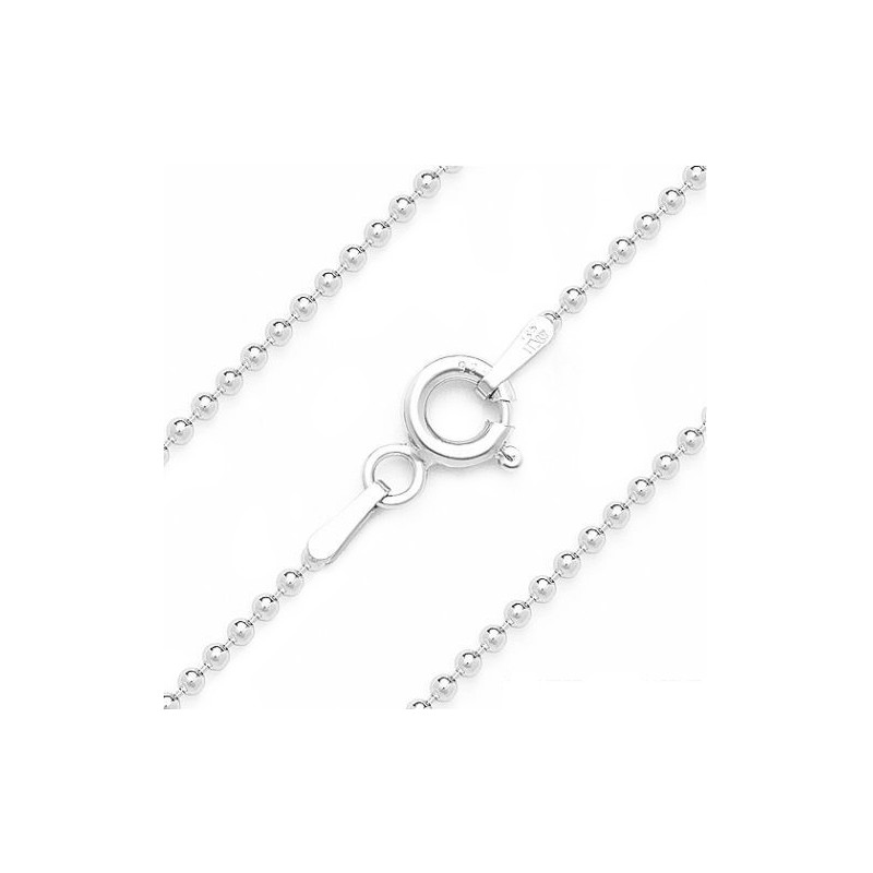 Lantisor argint cu bilute - unisex - Italia - Madammi.ro Lantisor argint cu bilute - unisex - Italia - Madammi.ro
