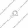 Lantisor argint cu bilute - unisex - Italia - Madammi.ro