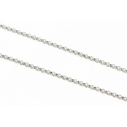 Lantisor argint cu zale rotunde - unisex - Madammi.ro