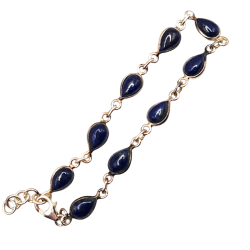 Bratara din argint cu lapis lazuli - Madammi.ro