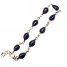 Bratara din argint cu lapis lazuli - Madammi.ro