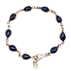 Bratara din argint cu lapis lazuli - Madammi.ro