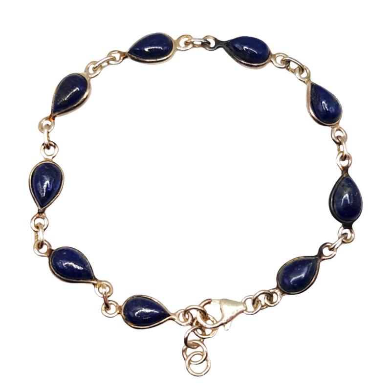 Bratara din argint cu lapis lazuli - Madammi.ro Bratara din argint cu lapis lazuli - Madammi.ro